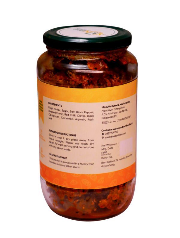 Khatta Meetha Nimbu Pickle